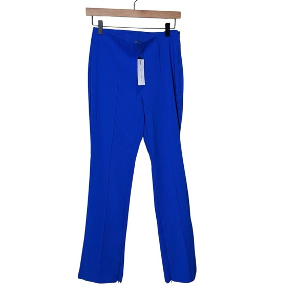Dynamite Helena Flared Hi Waist Sapphire Blue Pants Size 4 NWT Brand New - Picture 2 of 12